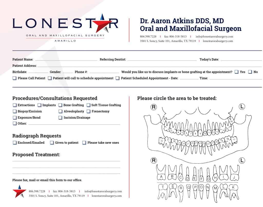 Referring Doctors | Lone Star Oral and Maxillofacial Surgery